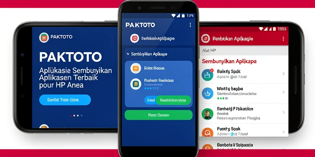 Antarmuka PAKTOTO yang mudah digunakan untuk menyembunyikan aplikasi.
